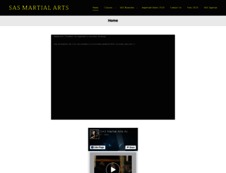 sas-martialarts.co.uk screenshot