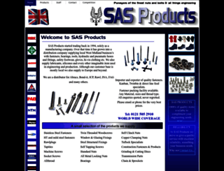 sas-products.co.uk screenshot