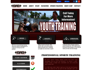 sas-sports-training.com screenshot
