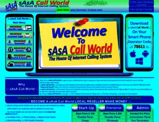 sasacallworld.com screenshot