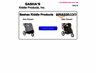 sashaskiddieproducts.com screenshot