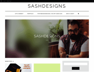 sashdesigns.com screenshot