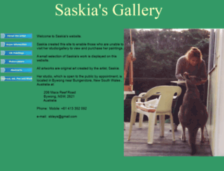 saskiasgallery.com screenshot