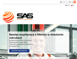 saslogistics.pl screenshot
