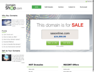 sasonline.com screenshot
