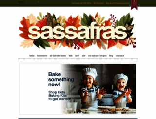 sassafrasstore.com screenshot