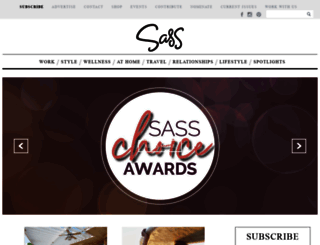 sassmagazine.com screenshot