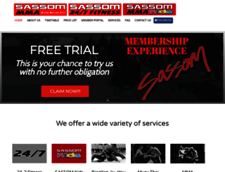 sassom.com.au screenshot