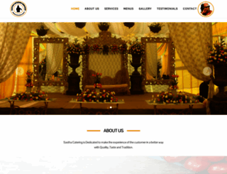 sasthacatering.com screenshot