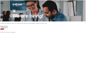 satair.easycruit.com screenshot