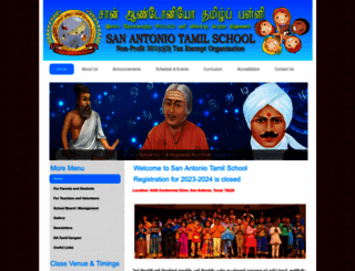 satamilschool.org screenshot