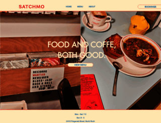 satchmocafe.com.au screenshot