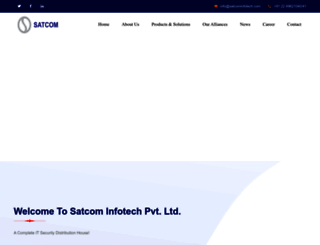 satcominfotech.com screenshot