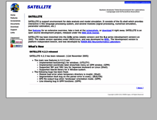 satellite.sourceforge.jp screenshot