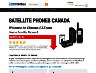satellitecommunications.ca screenshot