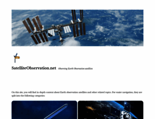 satelliteobservation.wordpress.com screenshot