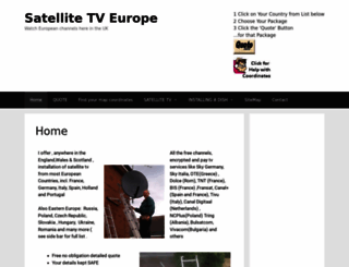 satellitetveurope.co.uk screenshot