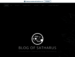 satharus.wordpress.com screenshot