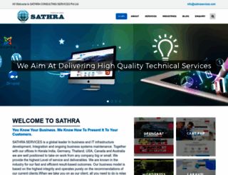 sathraservices.com screenshot