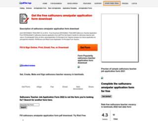 sathunavu-teacher-job-application-form.pdffiller.com screenshot