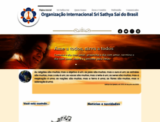 sathyasai.org.br screenshot