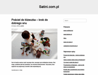 satini.com.pl screenshot
