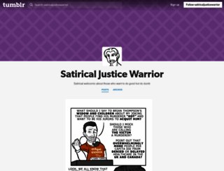 satiricaljusticewarrior.com screenshot