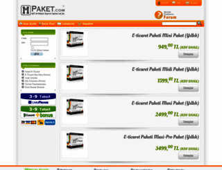 satis.mpaket.com screenshot