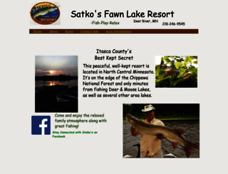 satkosfawnlakeresort.com screenshot