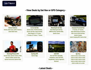 satnav-discounts.co.uk screenshot