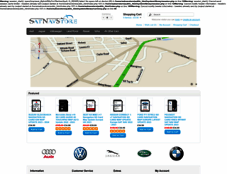 satnavstore.com screenshot