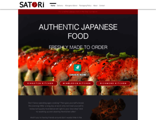 satorirestaurants.com screenshot