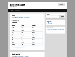 satoshi-faucet.com screenshot