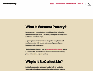 satsuma-pottery.com screenshot