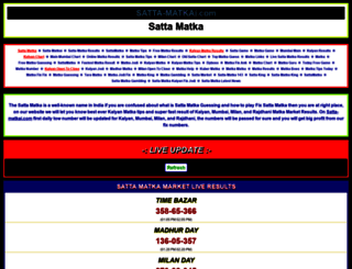 satta-matkai.com screenshot