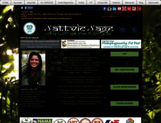 sattvicsage.com screenshot