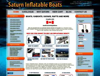 saturninflatableboats.ca screenshot
