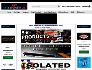 saturnmagic.co.uk screenshot