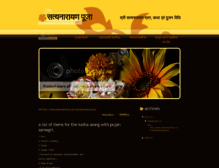 satyanarayanapuja.blogspot.com screenshot
