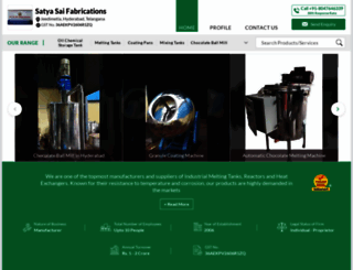 satyasaifabrications.com screenshot