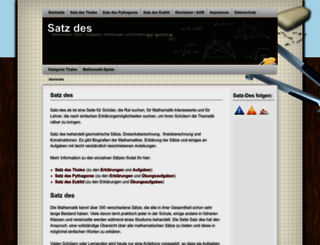 satz-des.de screenshot