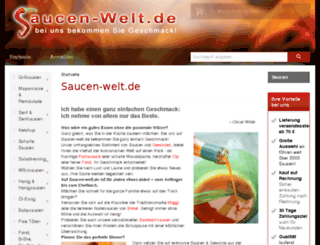 saucen-welt.de screenshot