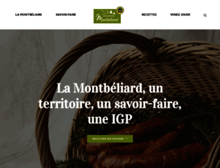 saucisse-montbeliard.com screenshot