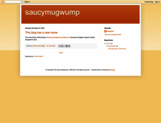 saucymugwump.blogspot.com screenshot