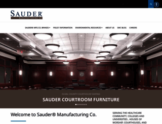 saudermfg.com screenshot