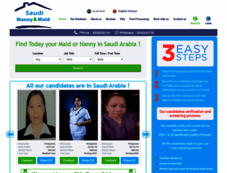 saudi-nanny-maid.com screenshot