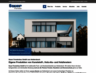 sauer-fenster.de screenshot