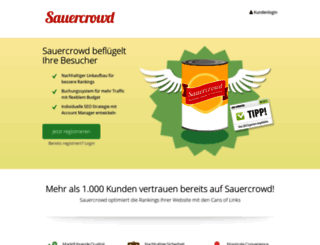sauercrowd.net screenshot