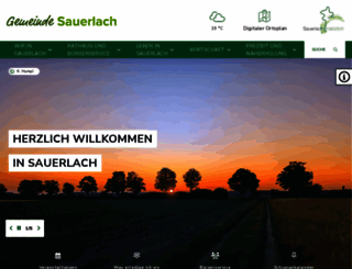 sauerlach.de screenshot