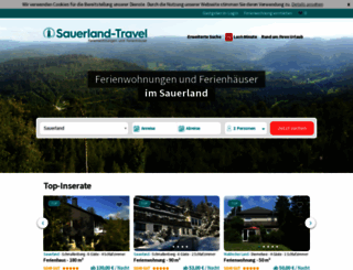 sauerland-travel.de screenshot